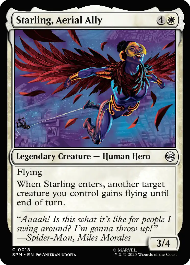 Starling, Aerial Ally