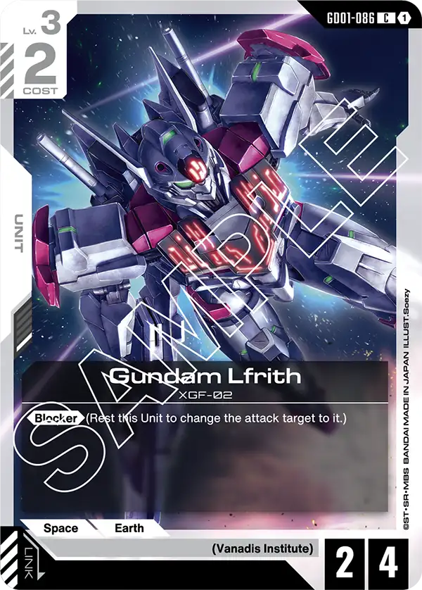 Gundam Lfrith | GD01-086 | C
