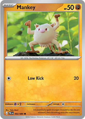 Mankey - 042/084 - ME05: Pitch Black (PBL)