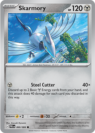 Skarmory - 060/084 - ME05: Pitch Black (PBL)