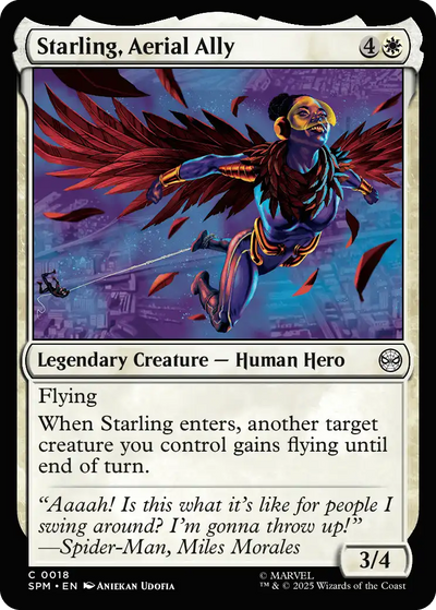 Starling, Aerial Ally