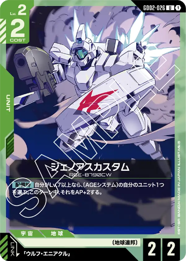 Genoace Custom [RGE-B790CW] GD02-026 U