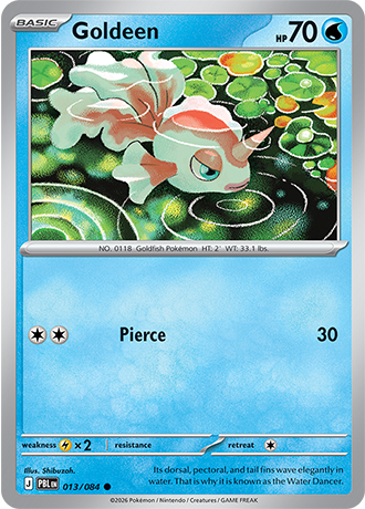 Goldeen - 013/084 - ME05: Pitch Black (PBL)