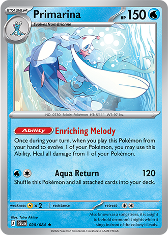 Primarina - 020/084 - ME05: Pitch Black (PBL)