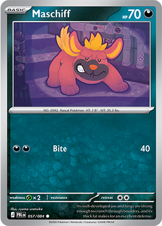 Maschiff - 057/084 - ME05: Pitch Black (PBL)