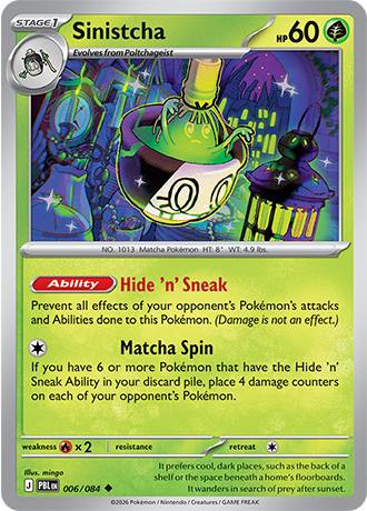 Sinistcha - 006/084 - ME05: Pitch Black (PBL)
