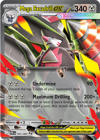 Mega Excadrill ex - 065/084 - ME05: Pitch Black (PBL)