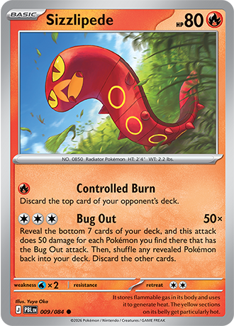 Sizzlipede - 009/084 - ME05: Pitch Black (PBL)