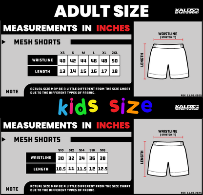 "Ultimate Squad" Mesh Shorts