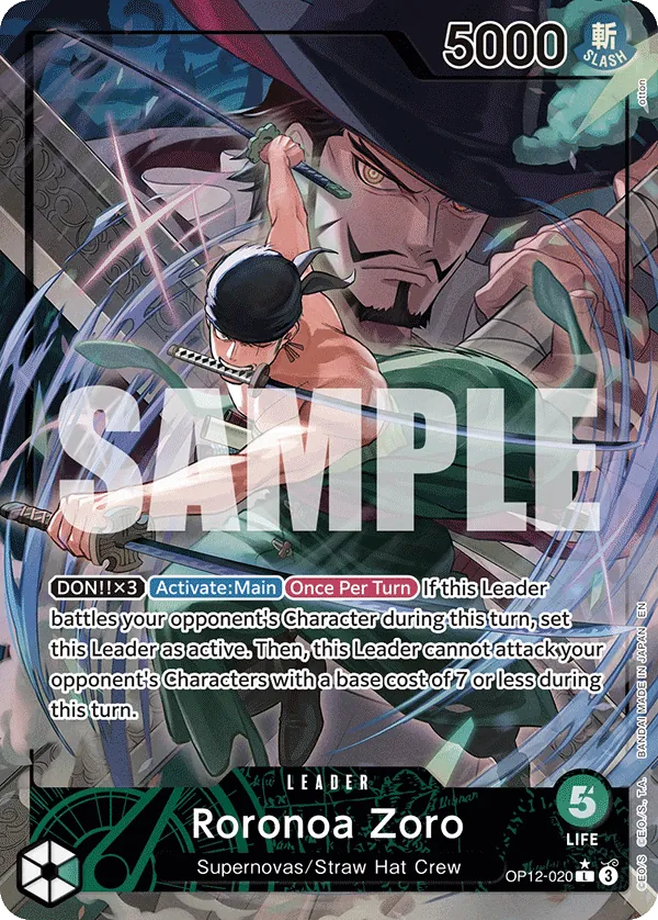 (P.L) Roronoa Zoro OP12-020