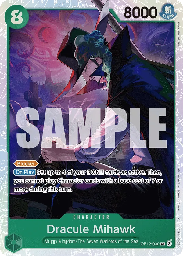 (SR) Dracule Mihawk OP12-030