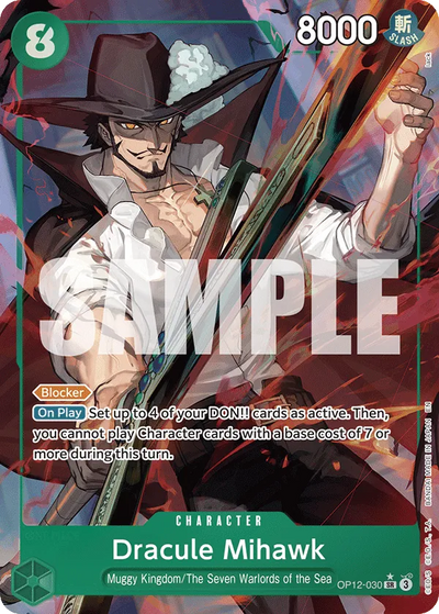 (P.SR) Dracule Mihawk OP12-030