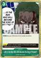 (R) Luffy Is the Man Who Will Become the King of Pirates!!! OP12-039