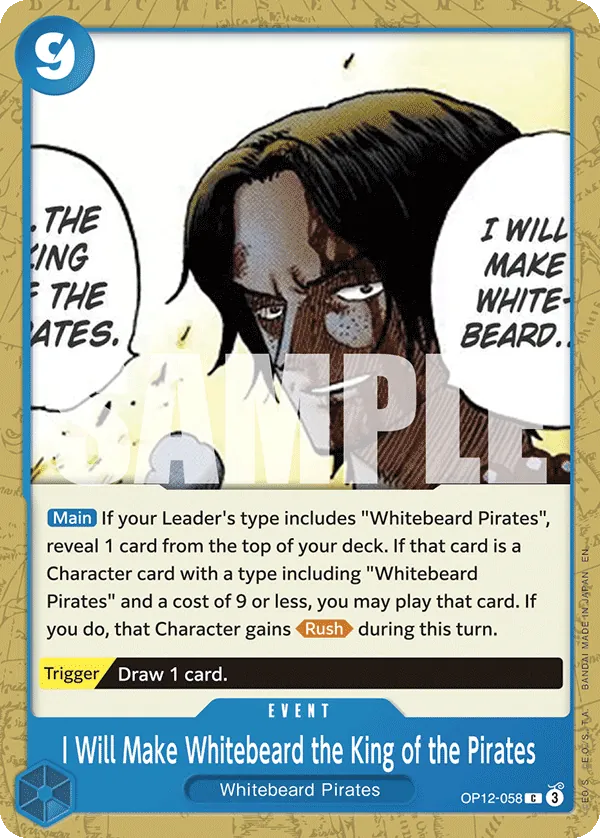 (C) I Will Make Whitebeard the King of the Pirates OP12-058