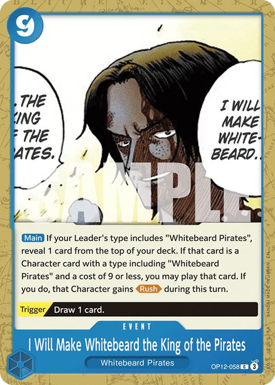 (C) I Will Make Whitebeard the King of the Pirates OP12-058