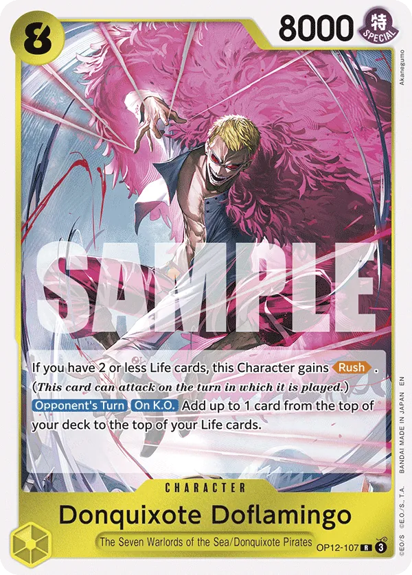 (R) Donquixote Doflamingo OP12-107