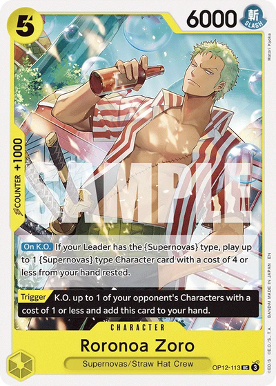 (UC) Roronoa Zoro OP12-113