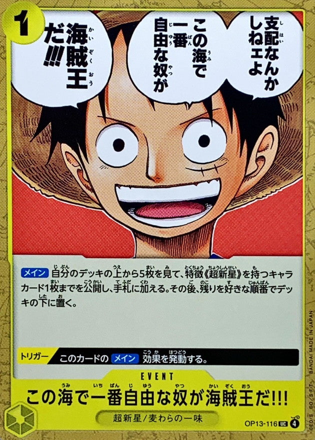 (UC) The freest person in this sea is the Pirate King!!!