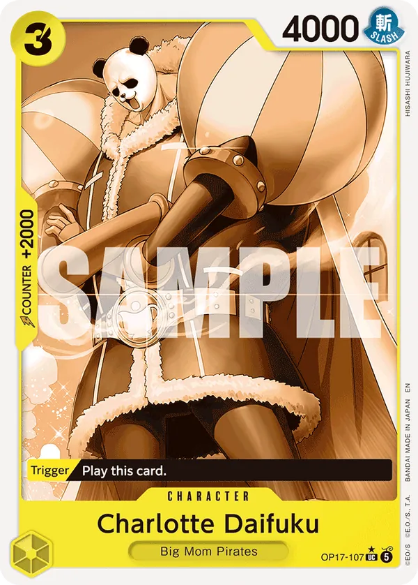 (P.UC) Charlotte Daifuku OP17-107 (Pandaman ver.)