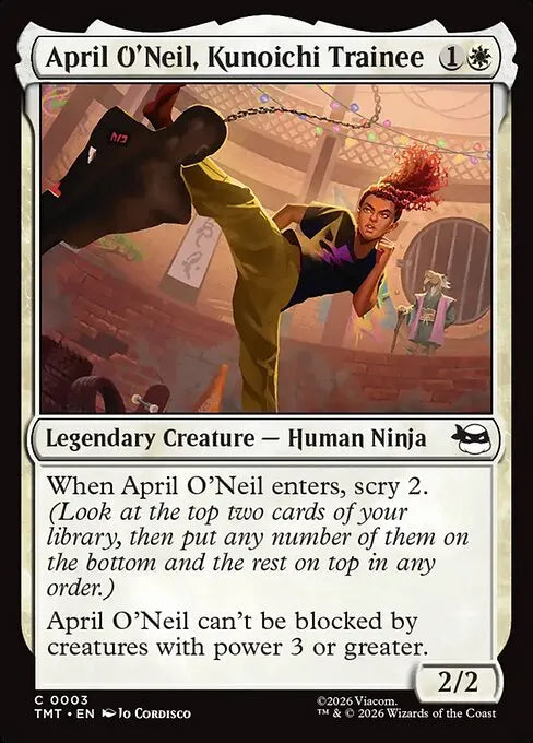 April O’Neil, Kunoichi Trainee – TMT #0003
