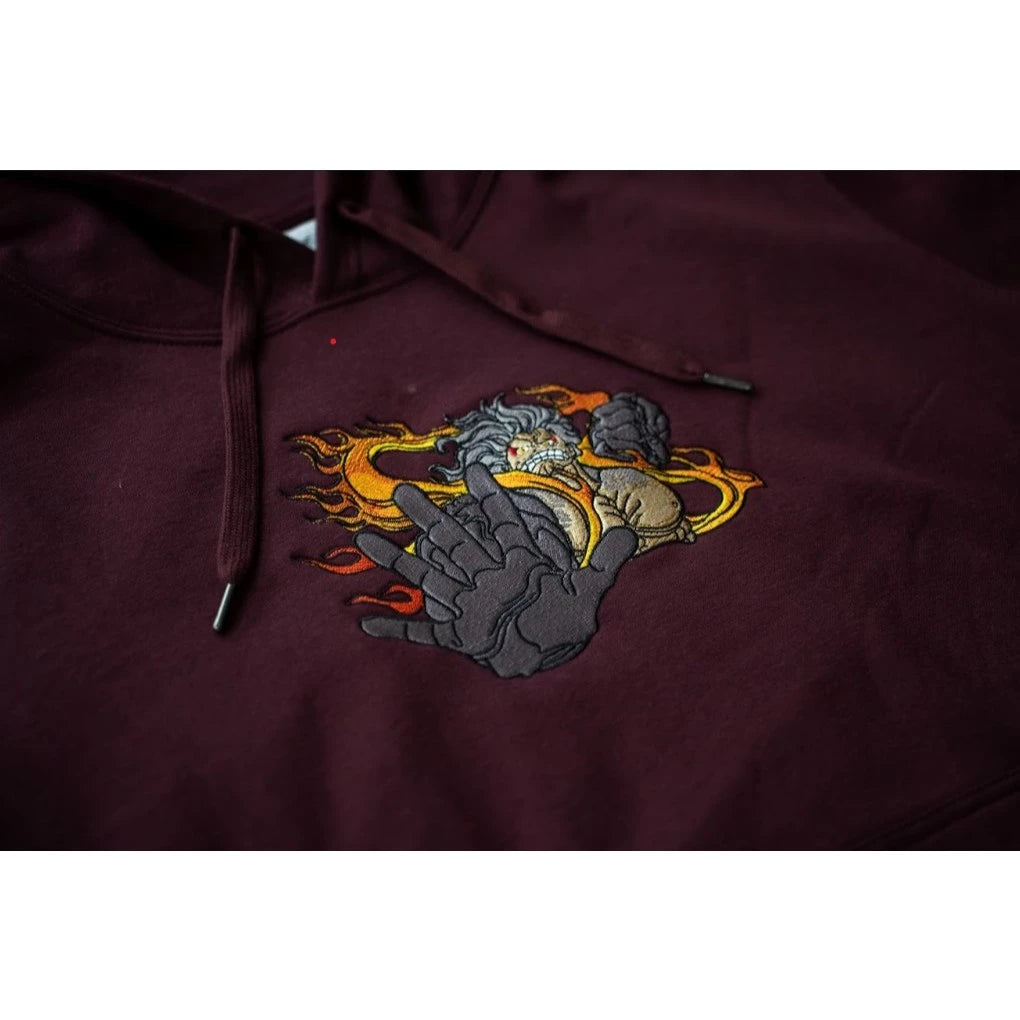 One Piece "Gomu Gomu no Hydra" Gear 4 Snakeman Embroidered Hoodie