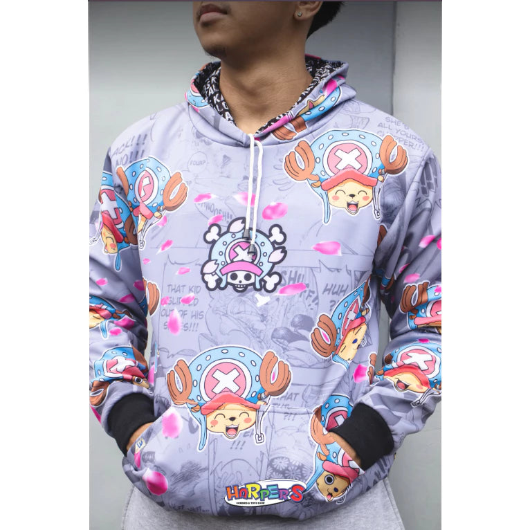 One Piece: Tony Tony Chopper All-Over Print Hoodie
