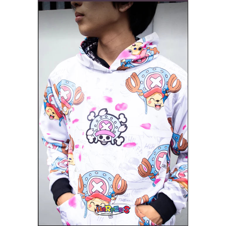One Piece: Tony Tony Chopper All-Over Print Hoodie