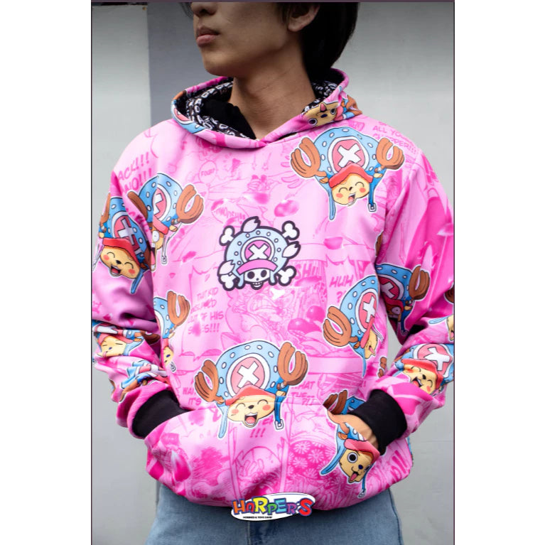 One Piece: Tony Tony Chopper All-Over Print Hoodie