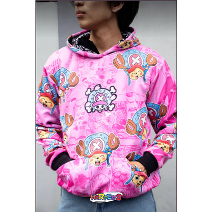 One Piece: Tony Tony Chopper All-Over Print Hoodie