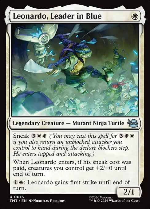 Leonardo, Leader in Blue – TMT #0016