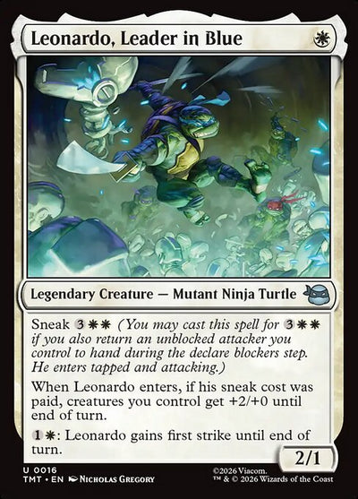 Leonardo, Leader in Blue – TMT #0016